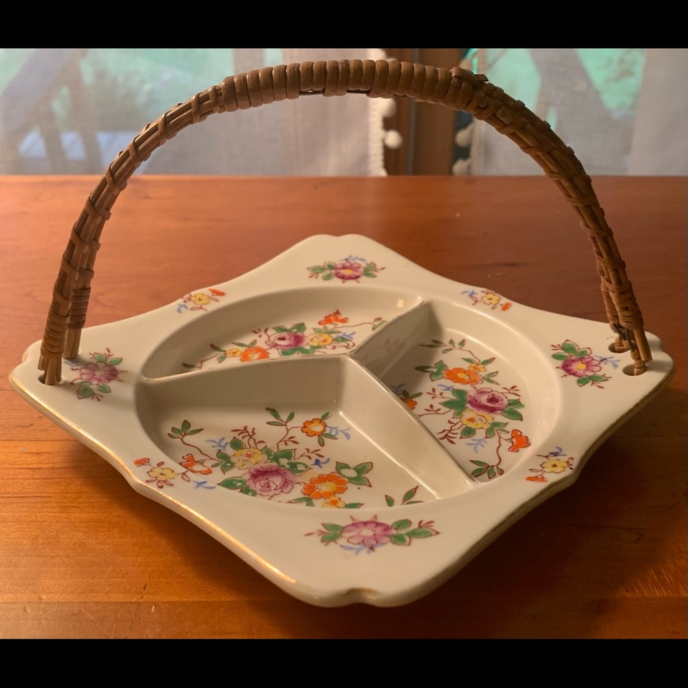 Spanish divided serving dish